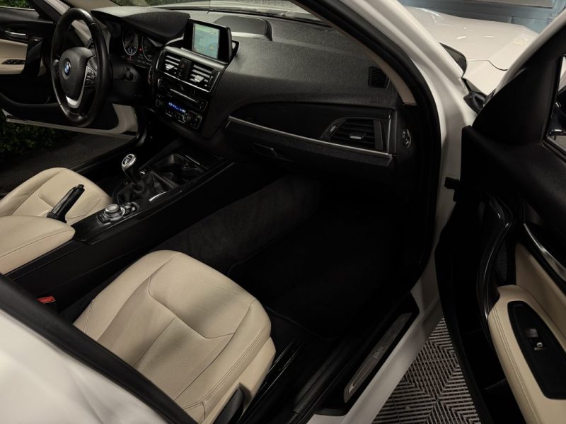 BMW SERIE 1 F20 PHASE 2 LCI 118i 1.5 136 Cv 5 PORTES / INTERIEUR CUIR GPS BVM6 - GARANTIE 1 AN