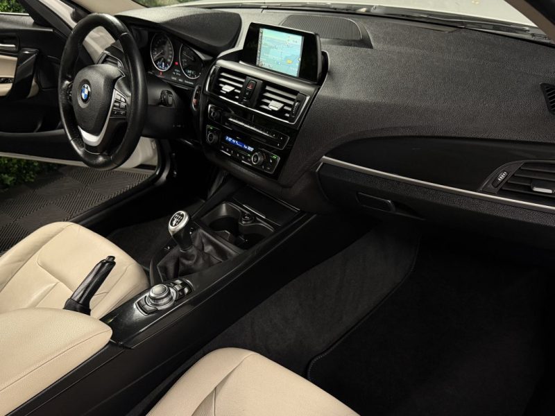 BMW SERIE 1 F20 PHASE 2 LCI 118i 1.5 136 Cv 5 PORTES / INTERIEUR CUIR GPS BVM6 - GARANTIE 1 AN