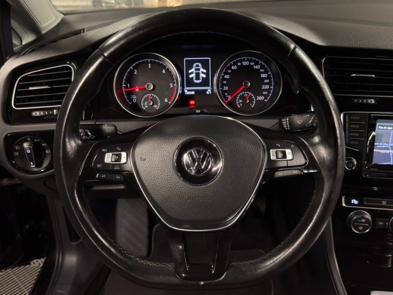 VOLKSWAGEN GOLF 7 VII CARAT 2.0 TDI 150 Cv 1ERE MAIN / KEYLESS ECRAN TACTILE GPS - GARANTIE 1 AN