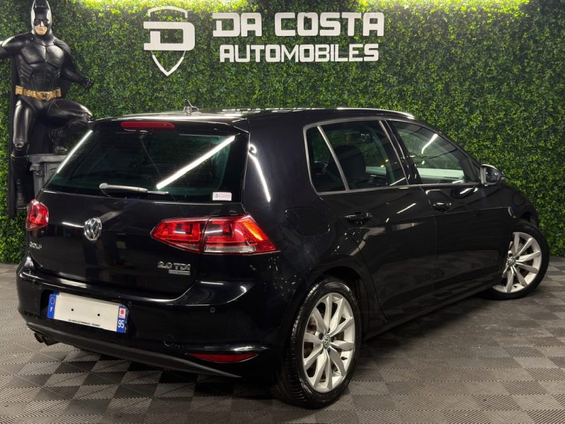 VOLKSWAGEN GOLF 7 VII CARAT 2.0 TDI 150 Cv 1ERE MAIN / KEYLESS ECRAN TACTILE GPS - GARANTIE 1 AN