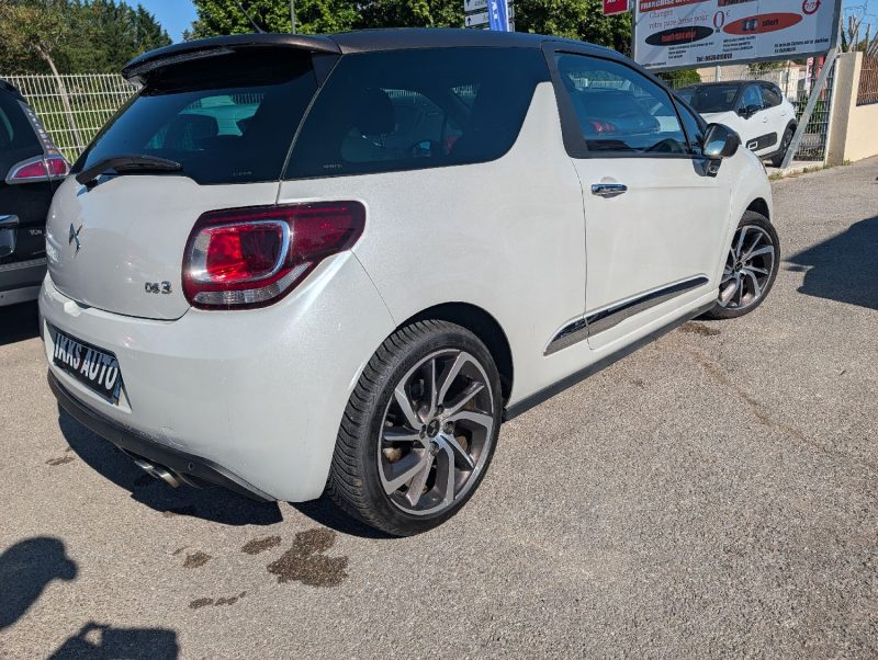 DS DS3 1.2 PURE TECH 130  SPORT CHIC 1ERE MAIN 86.000KMS CERTIFIE FULL OPTIONS GARANTIE 12 MOIS