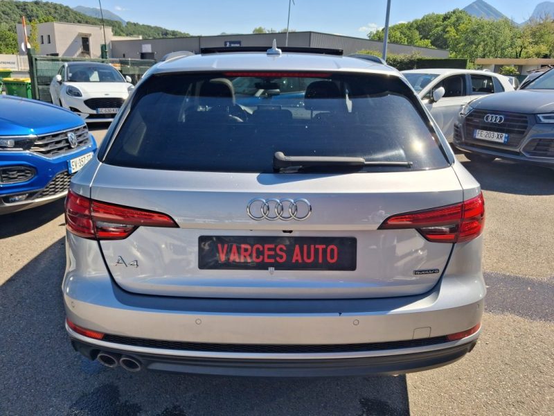 AUDI A4 2.0 TDI 190 CV BVA QUATTRO SLINE TOIT PANORAMIQUE VIRTUAL COCKPIT 