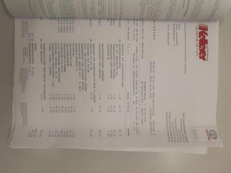 TOYOTA COROLLA VERSO II 1.8l VVT-I BVM5 130CV 7 PLACES