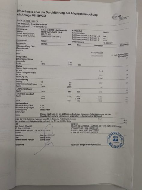 TOYOTA COROLLA VERSO II 1.8l VVT-I BVM5 130CV 7 PLACES
