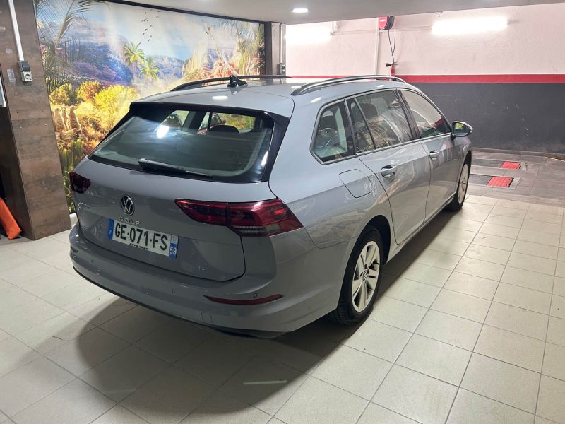 VOLKSWAGEN GOLF 8 SW 1.0 TSI OPF 110CH LIFE 01/2022 PRIX HT : 9990 €