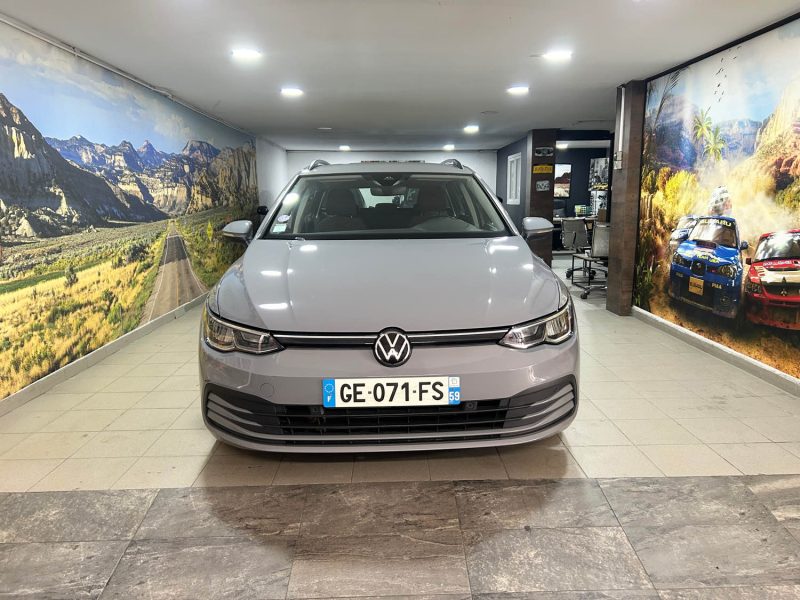 VOLKSWAGEN GOLF 8 SW 1.0 TSI OPF 110CH LIFE 01/2022 PRIX HT : 9990 €