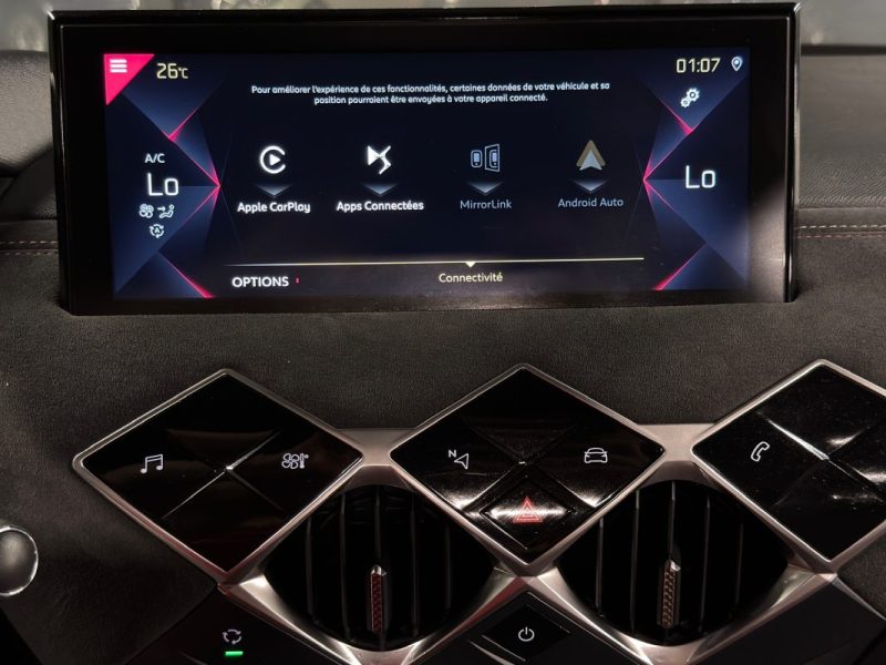 DS DS 3 CROSSBACK PERFORMANCE LINE 1.2 TURBO 130 Cv BOITE AUTO EAT8 VIRTUAL COCKPIT - GARANTIE 1 AN