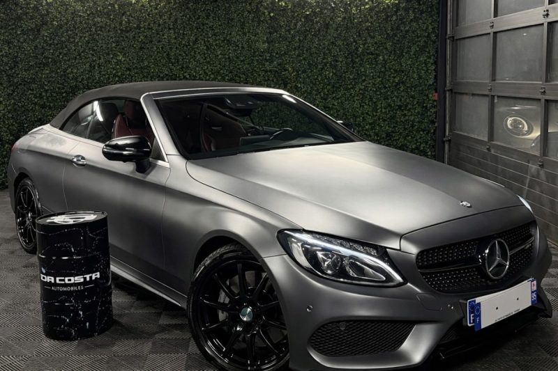 MERCEDES CLASSE C IV 43 AMG 4MATIC CABRIOLET 3.0 V6 367 Cv BVA9 ECHAPPEMENT À CLAPETS APPLE CARPLAY