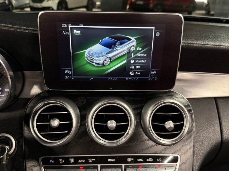 MERCEDES CLASSE C IV 43 AMG 4MATIC CABRIOLET 3.0 V6 367 Cv BVA9 ECHAPPEMENT À CLAPETS APPLE CARPLAY