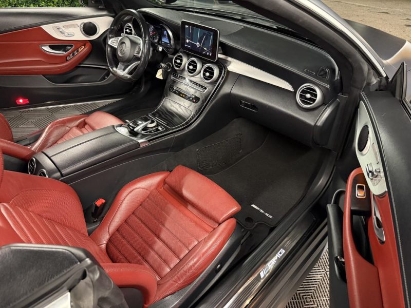 MERCEDES CLASSE C IV 43 AMG 4MATIC CABRIOLET 3.0 V6 367 Cv BVA9 ECHAPPEMENT À CLAPETS APPLE CARPLAY
