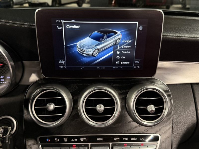 MERCEDES CLASSE C IV 43 AMG 4MATIC CABRIOLET 3.0 V6 367 Cv BVA9 ECHAPPEMENT À CLAPETS APPLE CARPLAY