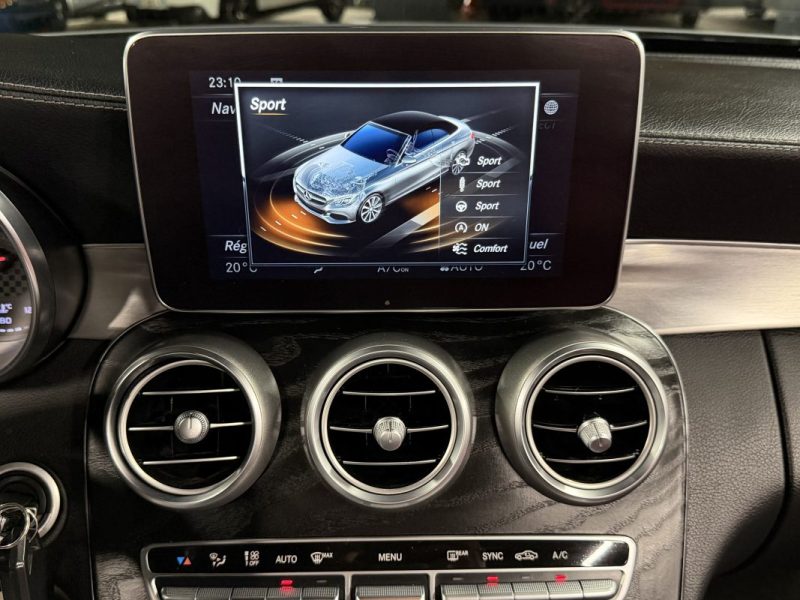 MERCEDES CLASSE C IV 43 AMG 4MATIC CABRIOLET 3.0 V6 367 Cv BVA9 ECHAPPEMENT À CLAPETS APPLE CARPLAY