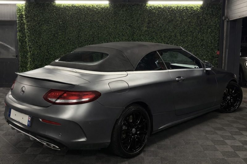 MERCEDES CLASSE C IV 43 AMG 4MATIC CABRIOLET 3.0 V6 367 Cv BVA9 ECHAPPEMENT À CLAPETS APPLE CARPLAY