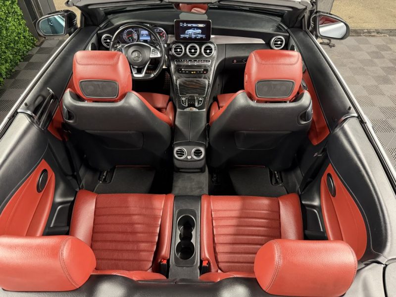 MERCEDES CLASSE C IV 43 AMG 4MATIC CABRIOLET 3.0 V6 367 Cv BVA9 ECHAPPEMENT À CLAPETS APPLE CARPLAY