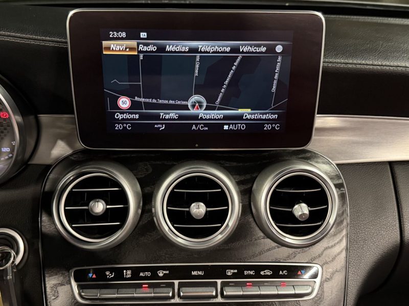 MERCEDES CLASSE C IV 43 AMG 4MATIC CABRIOLET 3.0 V6 367 Cv BVA9 ECHAPPEMENT À CLAPETS APPLE CARPLAY
