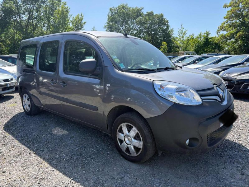 RENAULT KANGOO II MAXI 1.5 DCI 90 cv CONFORT 5 places CABINE APPROFONDIE garantie, 12 mois