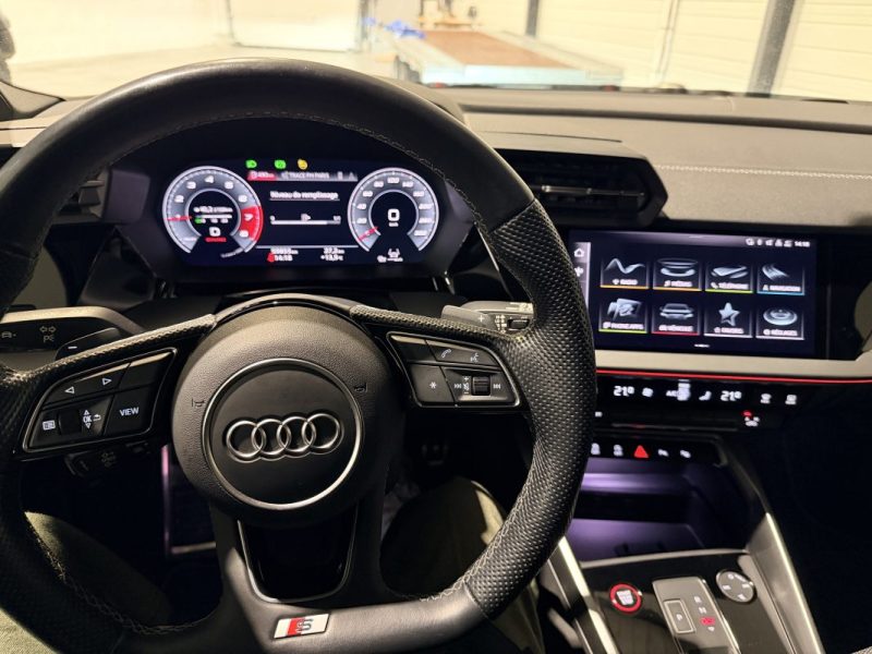 AUDI S3 Sportback - 2.0 TFSI - 310 cv -  QUATTRO - S TRONIC - 2020 - Caméra - CarPlay - Keyless