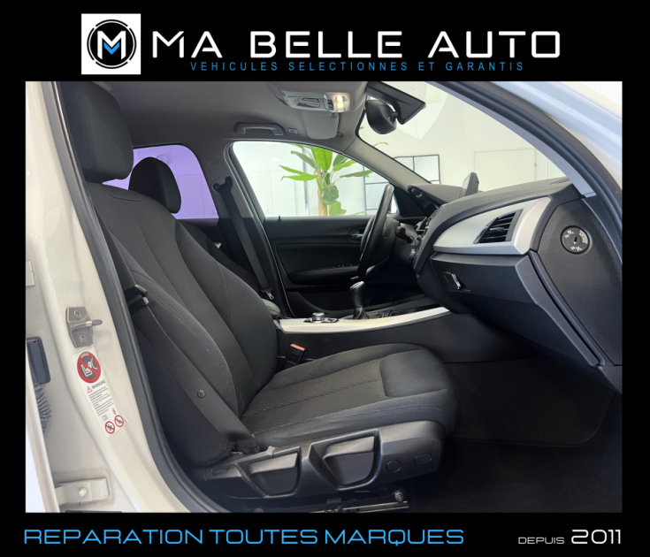 BMW 118D  2.0d 143  Business 5 portes / carnet / Xenon led JA BT / 163 euros mensuel