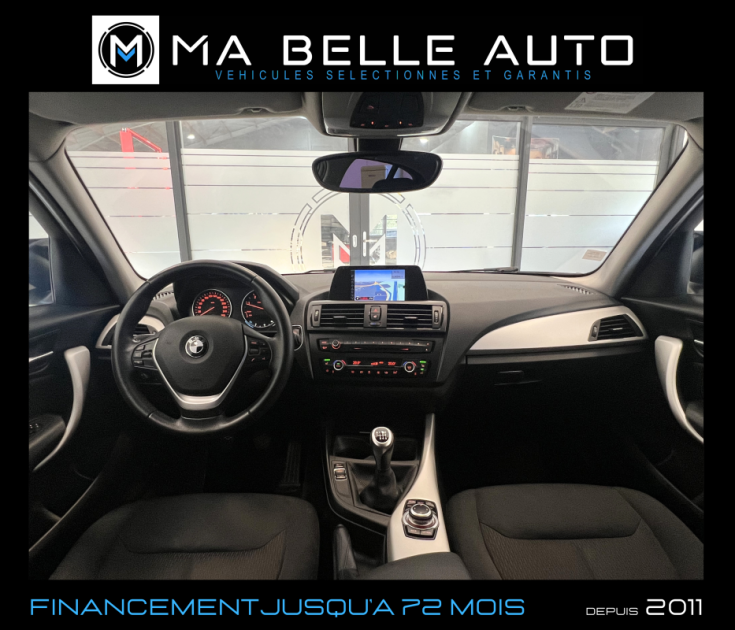 BMW 118D  2.0d 143  Business 5 portes / carnet / Xenon led JA BT / 163 euros mensuel