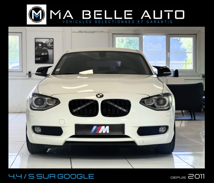 BMW 118D  2.0d 143  Business 5 portes / carnet / Xenon led JA BT / 163 euros mensuel