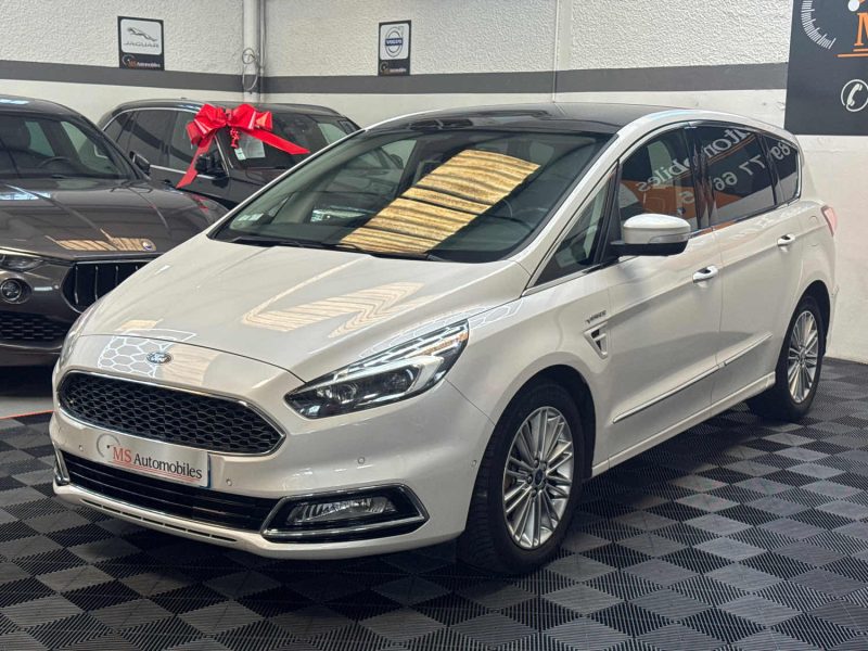 FORD S-MAX 2.0 TDCI BI-TURBO 210ch VIGNALE POWERSHIFT 7 PLACES GARANTIE 12 MOIS HISTORIQUE COMPLET