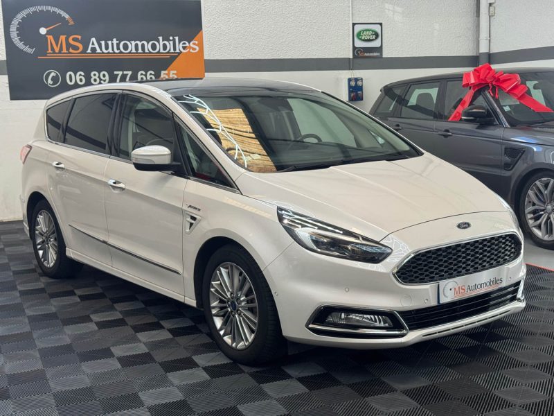 FORD S-MAX 2.0 TDCI BI-TURBO 210ch VIGNALE POWERSHIFT 7 PLACES GARANTIE 12 MOIS HISTORIQUE COMPLET