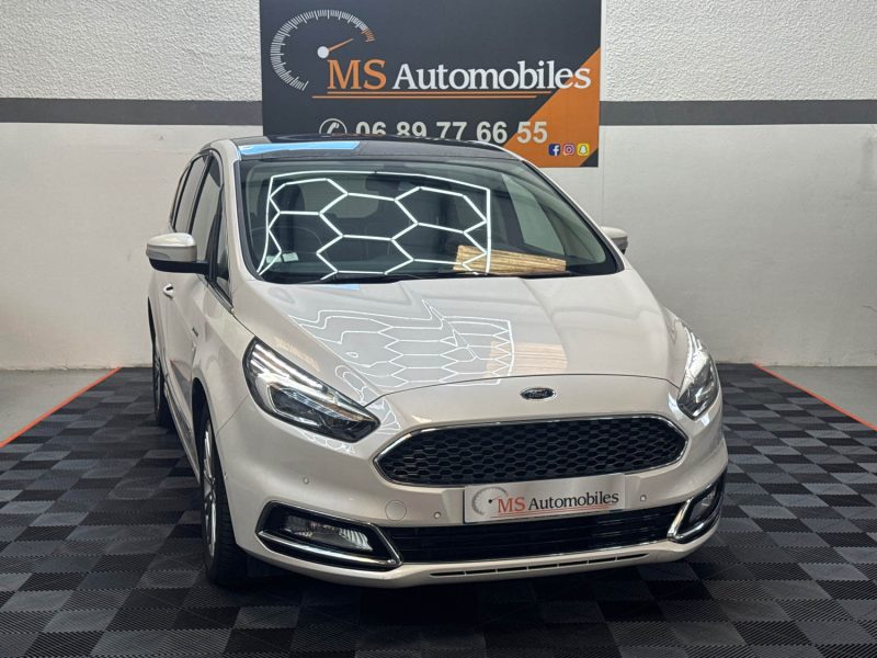 FORD S-MAX 2.0 TDCI BI-TURBO 210ch VIGNALE POWERSHIFT 7 PLACES GARANTIE 12 MOIS HISTORIQUE COMPLET