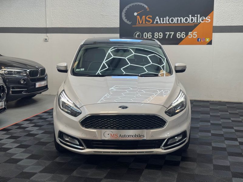 FORD S-MAX 2.0 TDCI BI-TURBO 210ch VIGNALE POWERSHIFT 7 PLACES GARANTIE 12 MOIS HISTORIQUE COMPLET