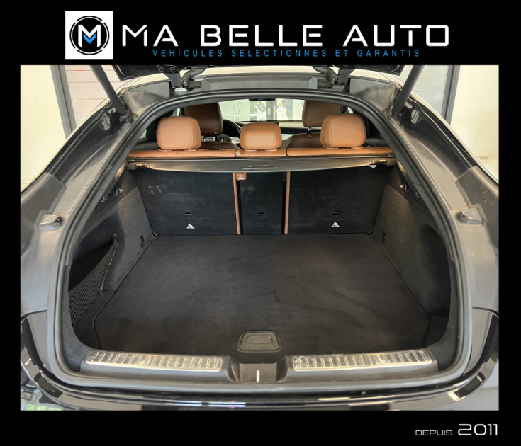 Mercedes GLC Coupé 200 d 163 AMG LINE 9G-TRONIC / carnet / camera cuir marron /  555 euros mensuel