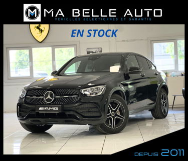 Mercedes GLC Coupé 200 d 163 AMG LINE 9G-TRONIC / carnet / camera cuir marron /  555 euros mensuel