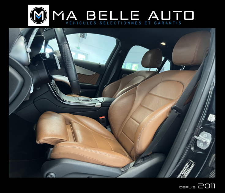 Mercedes GLC Coupé 200 d 163 AMG LINE 9G-TRONIC / carnet / camera cuir marron /  555 euros mensuel