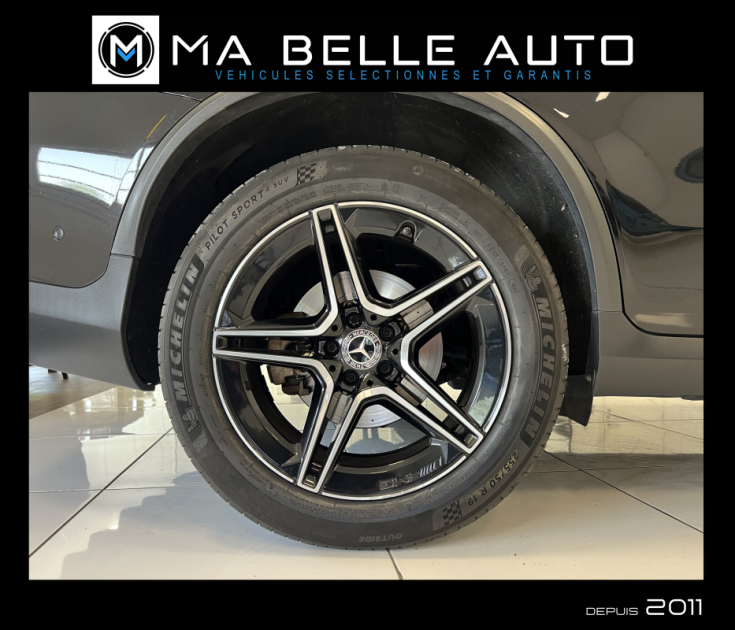 Mercedes GLC Coupé 200 d 163 AMG LINE 9G-TRONIC / carnet / camera cuir marron /  555 euros mensuel