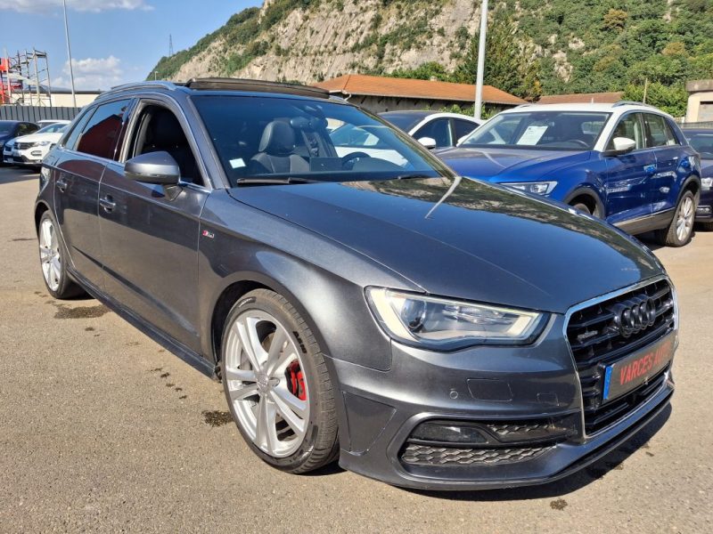 AUDI A3 SPORTBACK 2.0 TDI 184 CV QUATTRO S LINE PLUS TOIT OUVRANT PANORAMIQUE SON BANG OLUFSEN CAMER