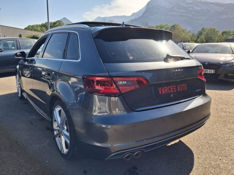 AUDI A3 SPORTBACK 2.0 TDI 184 CV QUATTRO S LINE PLUS TOIT OUVRANT PANORAMIQUE SON BANG OLUFSEN CAMER