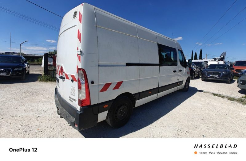 RENAULT MASTER F3500 L3H2 2.3 DCI 145CH ENERGY CABINE APPROFONDIE GRAND CONFORT EURO6 2017