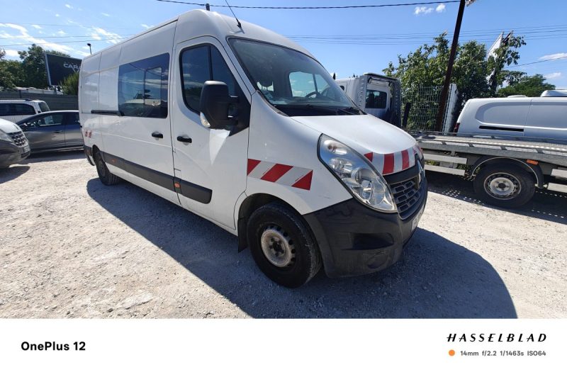 RENAULT MASTER F3500 L3H2 2.3 DCI 145CH ENERGY CABINE APPROFONDIE GRAND CONFORT EURO6 2017