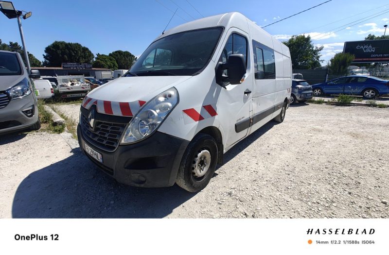 RENAULT MASTER F3500 L3H2 2.3 DCI 145CH ENERGY CABINE APPROFONDIE GRAND CONFORT EURO6 2017