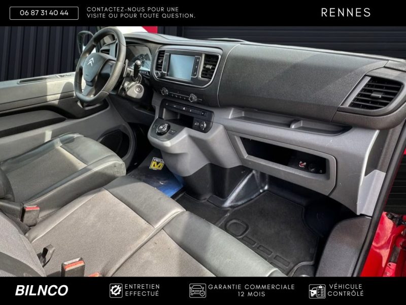 Citroën Jumpy 2.0HDi 180ch EAT8 / Automatique / Radar de recul / Apple CarPlay / Distri neuve