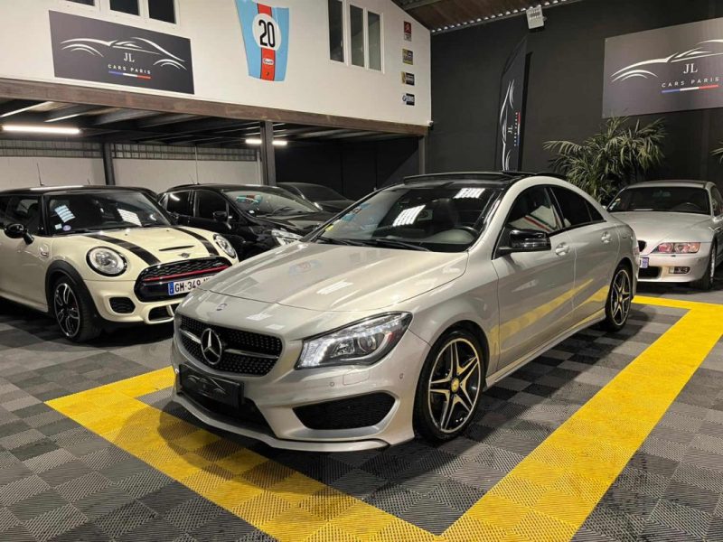MAGNIFIQUE MERCEDES CLA 200 d FASCINATION AMG LINE 136CH (TOIT OUVRANT, CAMÉRA DE RECUL, BLUETOOTH)
