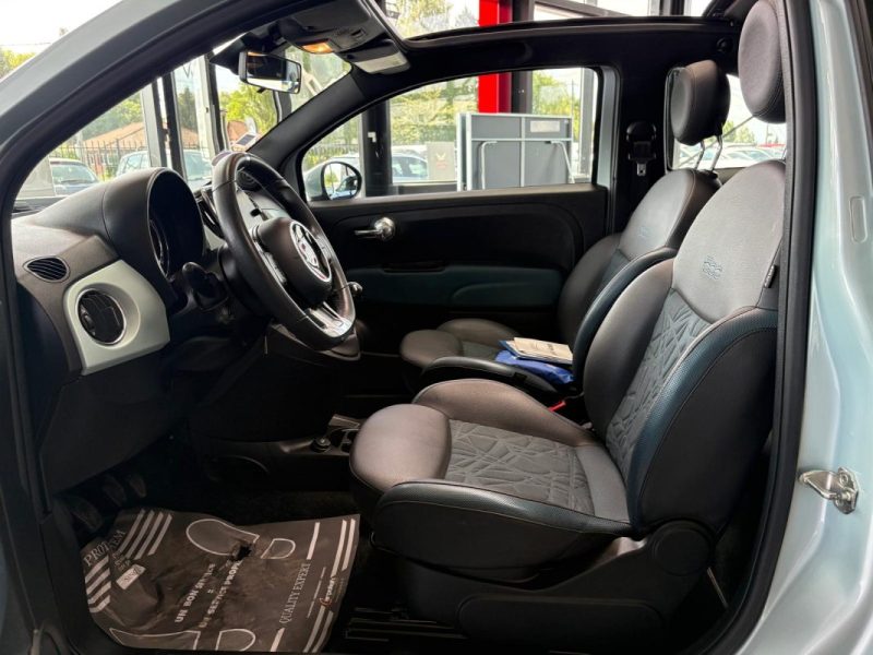 🚗 FIAT 500 CABRIOLET HYBRIDE 69CH, Seulement 20.000km ❄️ Clim 🛡️ Garantie ♻️ Reprise