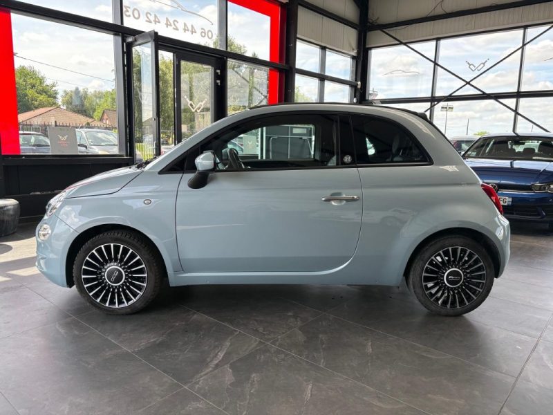 🚗 FIAT 500 CABRIOLET HYBRIDE 69CH, Seulement 20.000km ❄️ Clim 🛡️ Garantie ♻️ Reprise