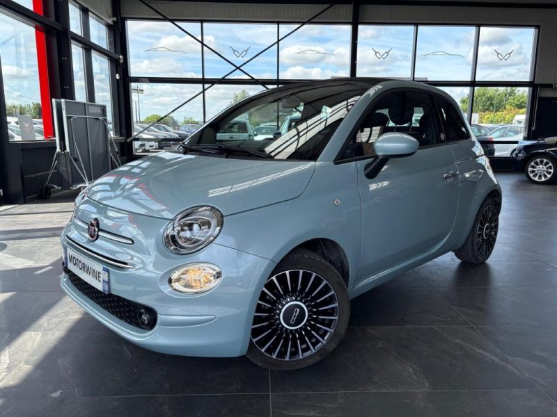 🚗 FIAT 500 CABRIOLET HYBRIDE 69CH, Seulement 20.000km ❄️ Clim 🛡️ Garantie ♻️ Reprise