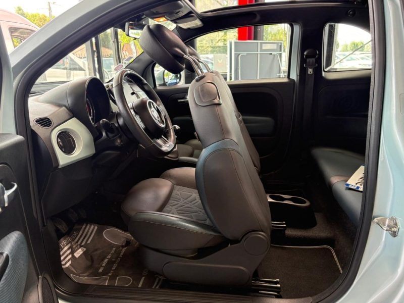 🚗 FIAT 500 CABRIOLET HYBRIDE 69CH, Seulement 20.000km ❄️ Clim 🛡️ Garantie ♻️ Reprise