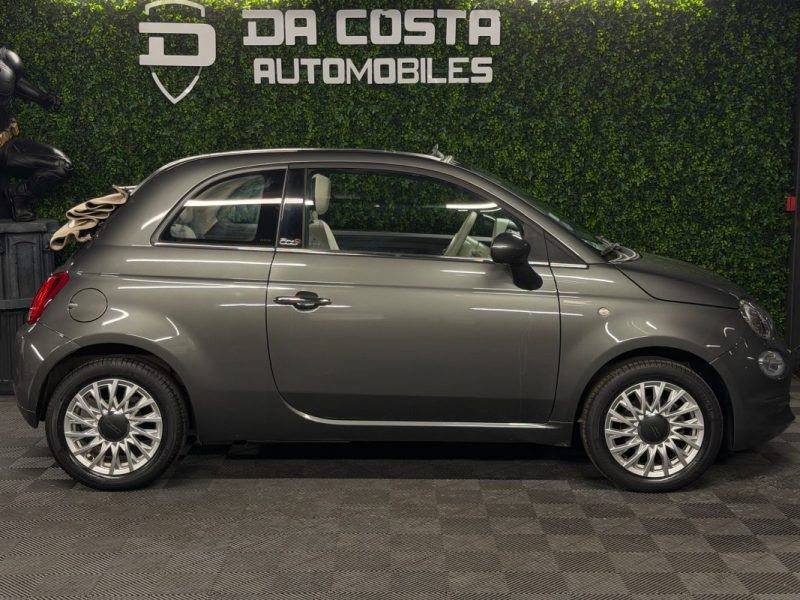 FIAT 500 C PHASE 2 LOUNGE CABRIOLET 1.2 69 Cv CAPOTE ELECTRIQUE BOITE AUTO ECRAN GPS - GARANTIE 1 AN