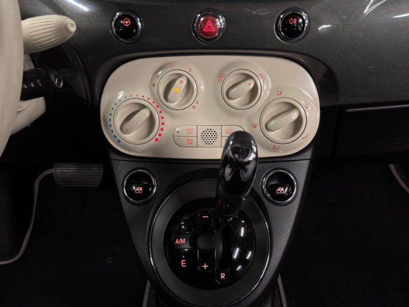 FIAT 500 C PHASE 2 LOUNGE CABRIOLET 1.2 69 Cv CAPOTE ELECTRIQUE BOITE AUTO ECRAN GPS - GARANTIE 1 AN