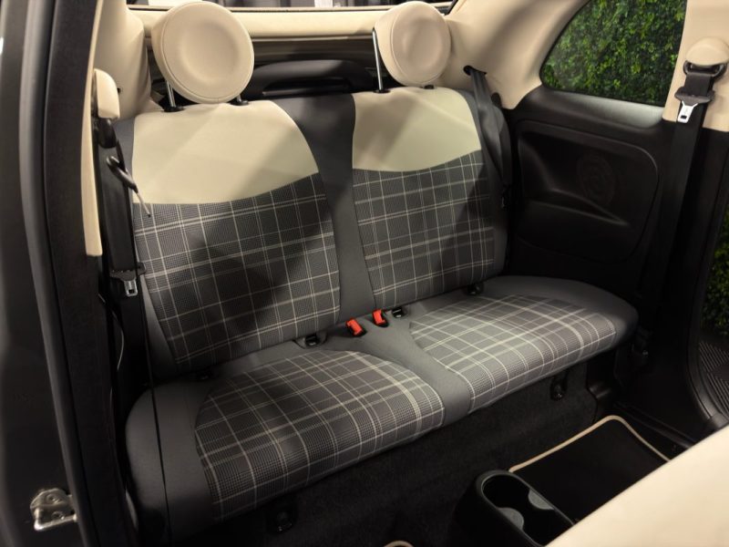 FIAT 500 C PHASE 2 LOUNGE CABRIOLET 1.2 69 Cv CAPOTE ELECTRIQUE BOITE AUTO ECRAN GPS - GARANTIE 1 AN