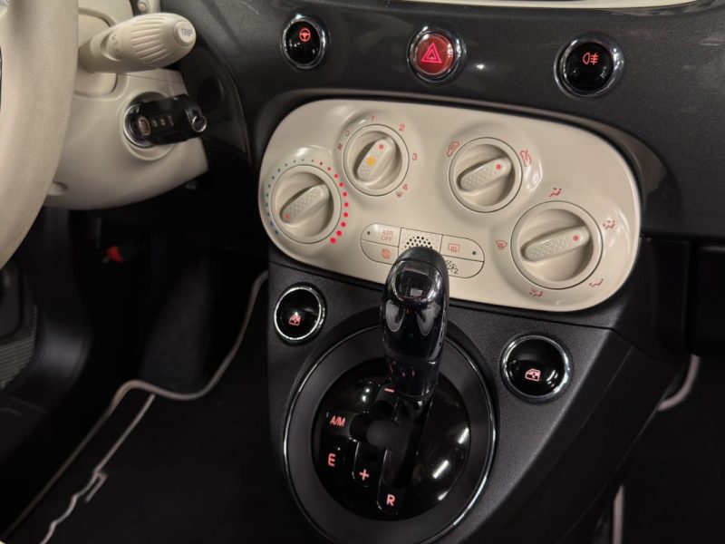 FIAT 500 C PHASE 2 LOUNGE CABRIOLET 1.2 69 Cv CAPOTE ELECTRIQUE BOITE AUTO ECRAN GPS - GARANTIE 1 AN