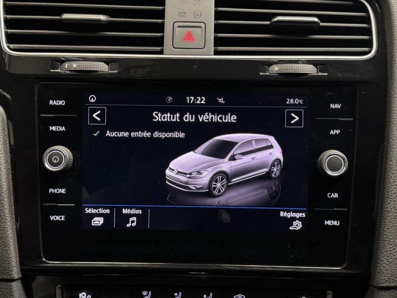 VOLKSWAGEN GOLF VII (2) 1.5 TSI EVO 130ch IQ.DRIVE DSG7 5P