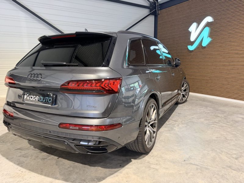 AUDI Q7 - 60 TFSI E - 462 cv - Hybride - S TRONIC - 2021 - Caméra 360 - CarPlay - Attelage