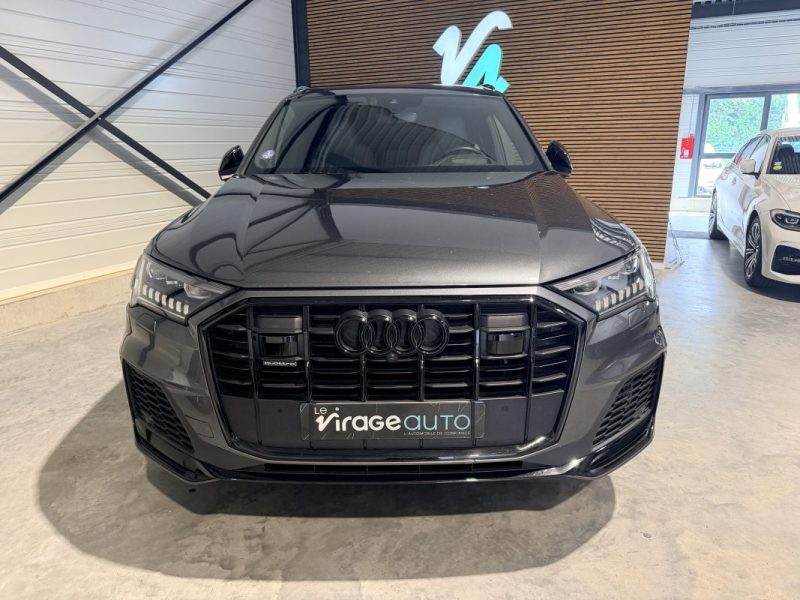 AUDI Q7 - 60 TFSI E - 462 cv - Hybride - S TRONIC - 2021 - Caméra 360 - CarPlay - Attelage
